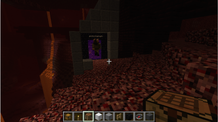 A building housing the nether portal