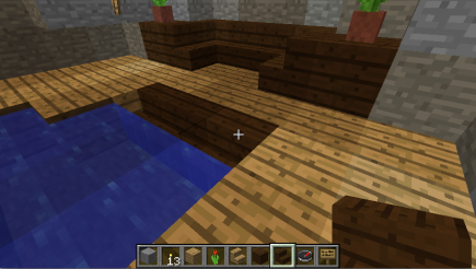 Maybe dark brown stairs would work better?